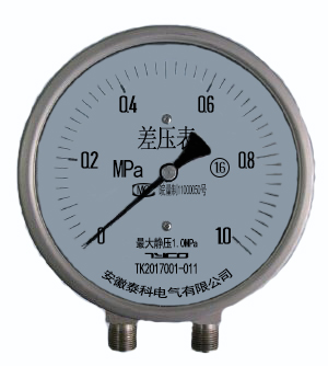 YNCSW-100B单膜片式高静压不锈钢耐震差压表