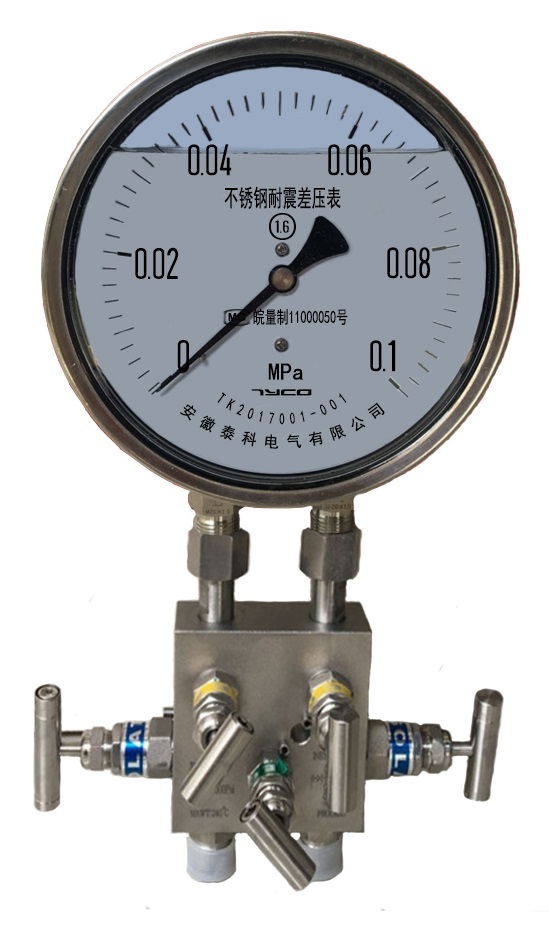 YNCA-100B双膜片式高静压不锈钢耐震差压表