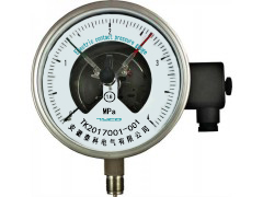 YXC-100径向型磁阻式电接点压力表